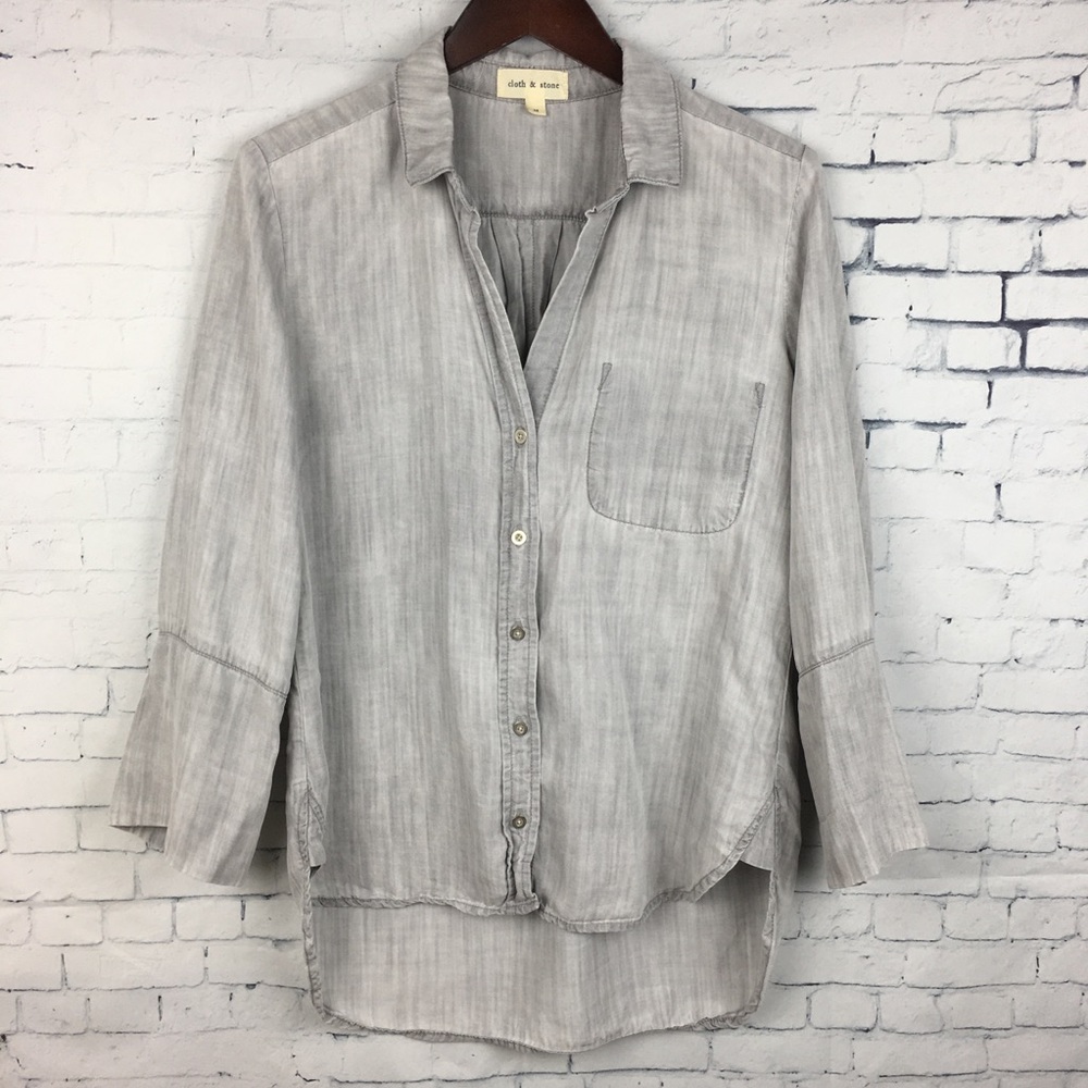 Cloth & Stone Cassia Buttondown Top Sz M